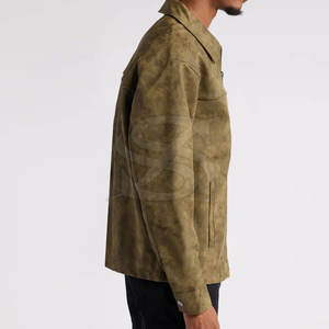 Vestes en cuir personnalisées de bonne qualité, veste d'hiver pour hommes 2025 à vendre, vestes confortables et tendance - Product Image 2