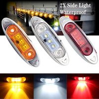 Nouveau feu de gabarit latéral LED 12V-24V pour camions et remorques Multi-Color Universal Fitment Garantie 12 mois