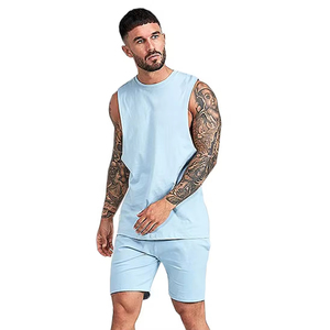 Custom Made Men's Casual Summer <b>Set</b> 100% Cotton Breathable Comfortable Short <b>Set</b> in Custom Color & Size - Product Image 3
