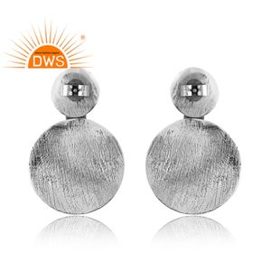 Conception chaude 925 argent oxydé boucle d'oreille pour les femmes conception personnalisée bijoux pour femmes cadeau pour elle - Product Image 2