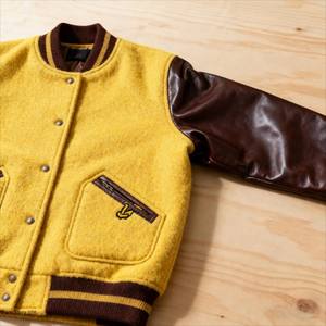 Chaqueta Universitaria de Béisbol de Alta Calidad, Chaqueta Varsity Personalizada con Bordado y Mangas de Cuero para Hombre - Product Image 6