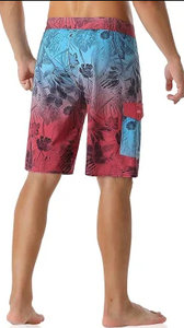 Short de bain taille basse pour homme avec poche arrière personnalisé OEM vente en gros maillots de bain imprimés en 3d Short de plage gym pour homme - Product Image 6