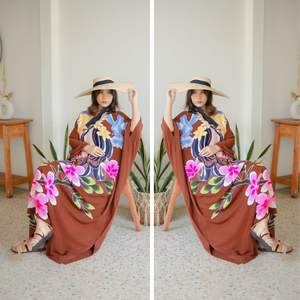 Premium Rayon Abaya <b>Dress</b> <b>for</b> <b>Women</b> Elegant <b>Muslim</b> Kaftan Gown Suitable <b>for</b> Celebrations or Everyday Modest Wear - Product Image 1