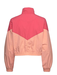 Chaqueta cortavientos recortada de ropa deportiva para mujer de alta calidad, nuevo diseño, lluvia de primavera, venta al por mayor, abrigo de nailon personalizado teñido liso - Product Image 6