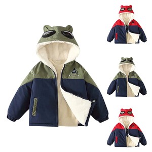 Veste d'hiver tendance pour garçons, confortable, épaisse, chaude, vêtements d'extérieur pour temps froid, doublure en polaire de coton, coque 100% coton - Product Image 5