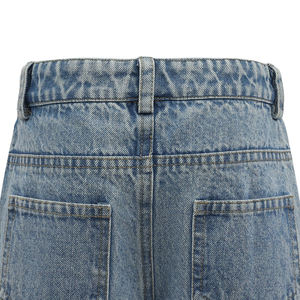 Pantalones cortos de mezclilla de algodón para mujer Lavado con ácido Diseño desgastado Dobladillo crudo Estilo vintage Pantalones cortos transpirables informales de verano - Product Image 4