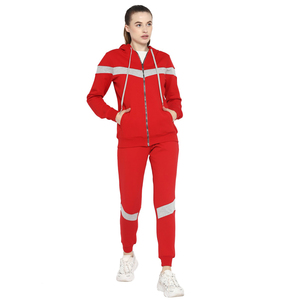 OEM Custom Logo Womens Color Block Full Zip up Jogger Sportswear Jogging Sets Sweatsuit <b>Plain</b> <b>Tracksuit</b> Training Wear for Women - Product Image 1