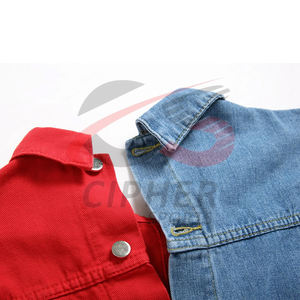 แจ็กเก็ตยีนส์สำหรับผู้ชายเสื้อแจ็กเก็ตยีนส์แนวสตรีทลำลอง - Product Image 6