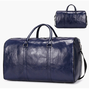 PU Leather Luxury Sport Duffle <b>Bag</b> Stylish Travel Weekender Lightweight Large Capacity Gym Durable Overnight Tote Polyester Men - Product Image 3