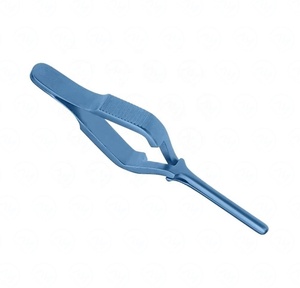 Pinza de atrauma Lisa Debakey de alta calidad, pinzas quirúrgicas recubiertas de azul - Product Image 5