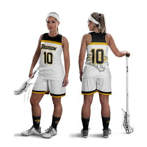 Ce maillot de lacrosse haut de gamme est personnalisé pour les équipes et est fabriqué avec un tissu respirant à séchage rapide pour les matchs et l'entraînement. - Product Image 4