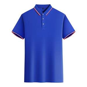 Chemises polo d'affaires avec technologie de collage sans couture, logo personnalisé, uniforme d'entreprise pour hommes pour le personnel des expositions - Product Image 2
