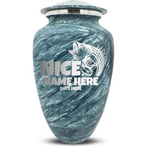 Ataúd de madera de estilo americano y europeo, urna humana y para mascotas para almacenamiento de cenizas, producto conmemorativo de Metal para cremación de adultos - Product Image 2