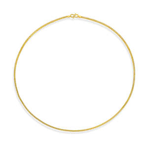 Chaîne religieuse en or 18 carats avec perles et diamants pour mariage - Product Image 3