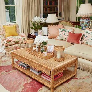 Lanternes en rotin Helena avec verre, hauteur 25 cm et largeur 20 cm - Product Image 4