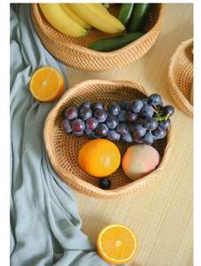 Panier à pain multifonctionnel en rotin naturel tissé à la main vietnamien, écologique et moderne, personnalisable, élégant pour le rangement à la maison ou au bureau - Product Image 3