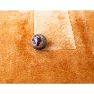 Alfombra hecha a mano de lana naranja y Tencel de Metal alfombra moderna de seda con patrón personalizado para niños para el vestíbulo del Hotel en casa o la sala de estar de los niños - Product Image 3