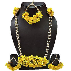 New Design Customized Wedding Mehndi Mayo Jewelry Set for Women Handmade Best Quality Low Price Necklace Earrings <b>Bracelet</b> - Product Image 5