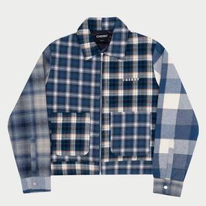 Chemise en flanelle de coton confortable pour hommes, chemise d'hiver chaude et douce à carreaux, selon les demandes des clients - Product Image 4