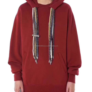 Nueva Sudadera con Capucha Lisa de Diseño Personalizado con Cordones, Ropa de Marca, Estilo Urbano de Algodón para Hombre, Sudadera con Capucha para Rastas - Product Image 2
