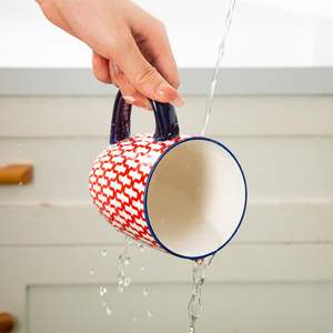 Mug en céramique mat pour thé et café, personnalisable avec logo imprimé, motif vierge, créatif, DIY, compatible lave-vaisselle et micro-ondes, petit prix - Product Image 4