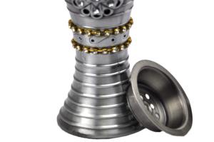 Brûleur à Bakhoor en laiton du Moyen-Orient, brûleur à encens en métal, religieux, écologique, biologique, naturel, santal, maison, hôtel - Product Image 3