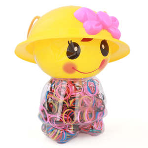 Tarro de Bandas Elásticas para Niños - Amarillo - Product Image 1