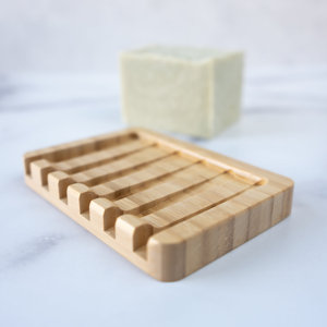 Jabonera de Madera Duradera de Lujo para Baño y Cocina, con Drenaje de Agua Ecológico, Accesorio para el Hogar - Product Image 5