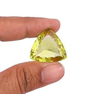 23X24MM มะนาวควอตซ์ธรรมชาติ37.15Cts มะนาวล้านล้านปกติตัดอัญมณี1ชิ้นสำหรับการทำเครื่องประดับ - Product Image 4