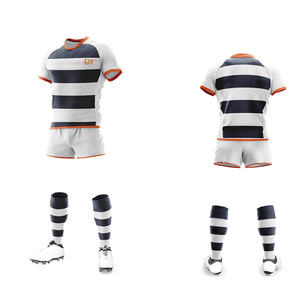Conjunto de camiseta de uniforme de rugby sublimado transpirable, proveedor de camisetas y pantalones cortos, uniforme de rugby para hombres - Product Image 2