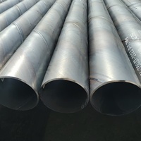 Tube en acier SSAW à grand diamètre, tube en carbone spiralé 800mm 1000mm, soudé, standard, pour l'alimentation en eau, le forage pétrolier et les travaux de pieutage de fluides