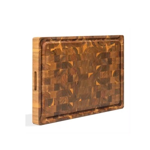 Customized Luxury End Grain 40x30 Acacia Wood Cutting <b>Board</b> High Quality Kitchen <b>Tool</b> for Chopping Juice New Size Kitchenware - Product Image 6