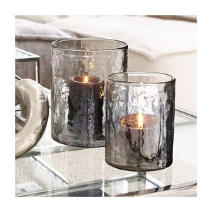 Bougeoir en verre de conception unique pour la décoration à la maison et dinning au prix de gros - Product Image 1