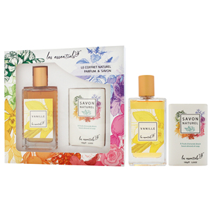 Les Essentials donna 2 pezzo regalo 2.7oz EDP Spray profumo di Vanille e 3.25oz sapone di mandorle dolci naturale Savon Coffret Parfum - Product Image 4
