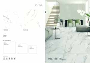 Carreaux de sol en porcelaine brillante 1200x1200, dalles polies haut de gamme - Product Image 3