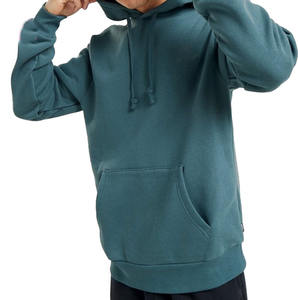 เสื้อมีฮู้ดผ้าคอตตอนแบบสวมศีรษะของผู้ชายผ้าขนแกะสีอ่อนทรงโอเวอร์ไซส์แบบกำหนดเอง - Product Image 1