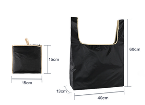 Logo personnalisable 210D tissu Oxford résistant à la déchirure imperméable pliable réutilisable sac à provisions imprimé sérigraphié de haute qualité - Product Image 2