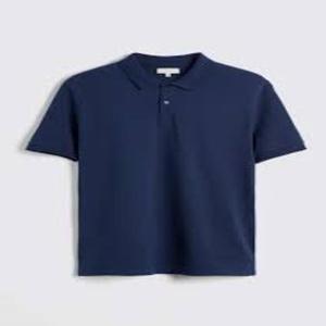 T-shirt personnalisable pour homme en tissu Dobby 100 % coton de haute qualité, séchage rapide, manches courtes brodées, décontracté - Product Image 2