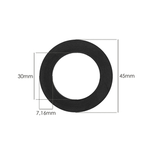 Flachdichtung breit 1 1/2 Zoll 30 x 44,5 x 2,5 mm, Packung mit 100 Stück - Product Image 2
