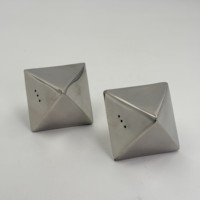 Ensemble de salières et poivrières en acier inoxydable de haute qualité, nouveau design, pour épices, sel, poivre, chili, pour la maison et les restaurants