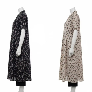 Robes décontractées en coton de soie respirant avec imprimé numérique, légères, douces et confortables, vêtements d'été tendance pour femmes - Product Image 4