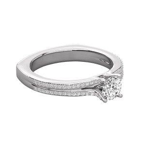 Anillo de Diamante Solitario de Oro de 14K, Joyería Elegante y Lujosa - Product Image 5