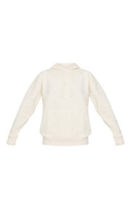 Premium Quality Wholesale <b>Ivory</b> Drop Shoulder Women's Oversize Hoodie Anti-Wrinkle And Breathable Hoodies Women's Zip Up Hoodie - Product Image 6