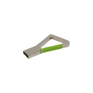Chiavetta USB Personalizzata da 4GB in Metallo con Moschettone per Gadget Promozionali - Product Image 1