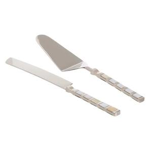 Juego de servidor y cortador de pasteles a precio de fábrica al por mayor, acero inoxidable con mango de resina, calidad superior al mejor precio asequible - Product Image 4