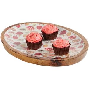 Plateau de service en bois massif plateau en bois au meilleur prix décoration de la maison aliments légumes fruits plateaux de service rectangulaires en bois - Product Image 5