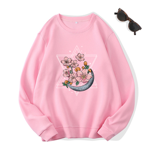 Logotipo personalizado impreso ropa elegante Venta caliente mujeres sudadera nuevo estilo impreso Mejor Algodón mujeres sudadera OEM suministro - Product Image 6