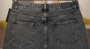 กางเกงยีนส์ขาสั้นเอวสูงมีรอยขาดสำหรับผู้หญิงกางเกงขาสั้นผ้ายีนส์มินิแบบรัดรูปยืดได้สำหรับฤดูร้อน - Product Image 3