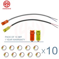 10 pasang 2PIN roda kemudi kawat konektor Plug Harness untuk MAZDA Nissan TIIDA NV200 Teana Sunny