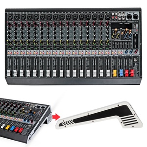 มิกเซอร์เสียงระดับมืออาชีพ 5 คอร์ 16 ช่องสัญญาณ บอร์ดมิกซ์เสียงดีเจ บลูทูธ USB อนาล็อก DSP 99 เอฟเฟกต์ แฟนทอมพาวเวอร์ โครงสร้างโลหะ - Product Image 1